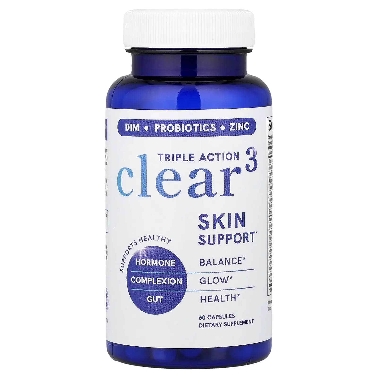 SMNutrition Triple Action Clear 3, 60 Capsules