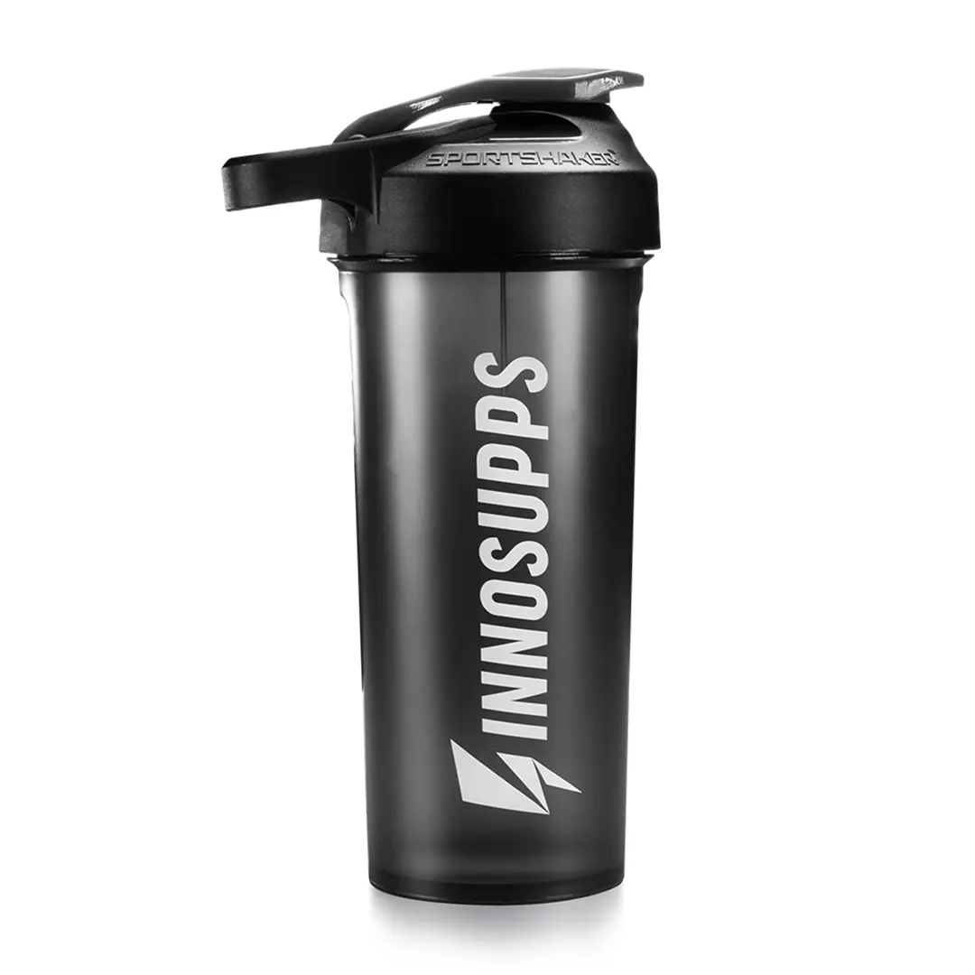 Inno Supps Drink Shaker - BPA-Free Leak-Proof Lid, Mixing Ball for Protein Powder, Sports Drinking Bottle for Active Use