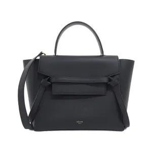 Pre-owned Celine Calfskin Shoulder Bags Micro Belt Calf Handbag