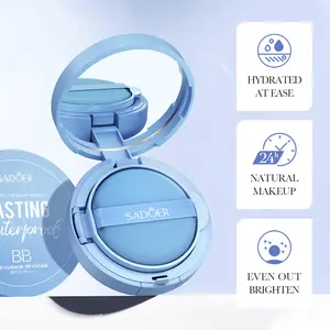Muhaha - Full English Concealer Cushion BB Cream 15g SADOER Contouring and Correcting Isolation Makeup BB Cream Cross-Border Wholesale Cosmetic White
