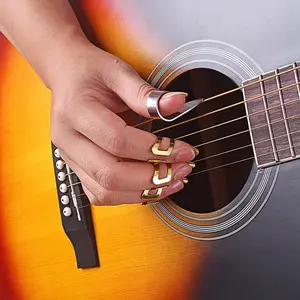 Metal Guitar Pick Finger Stall