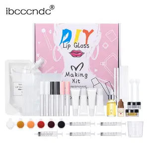 Creative DIY Lip Gloss Making Kit, Glitter Lipgloss, Multi-Color Lip Balm Tools Set, Perfect Home Craft Gift, Easy-To-Use Creative Makeup DIY Set