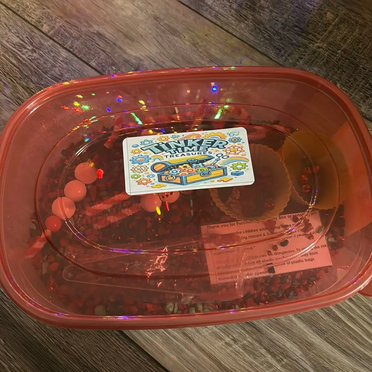Frosty’s Gem Hunt sensory Bin