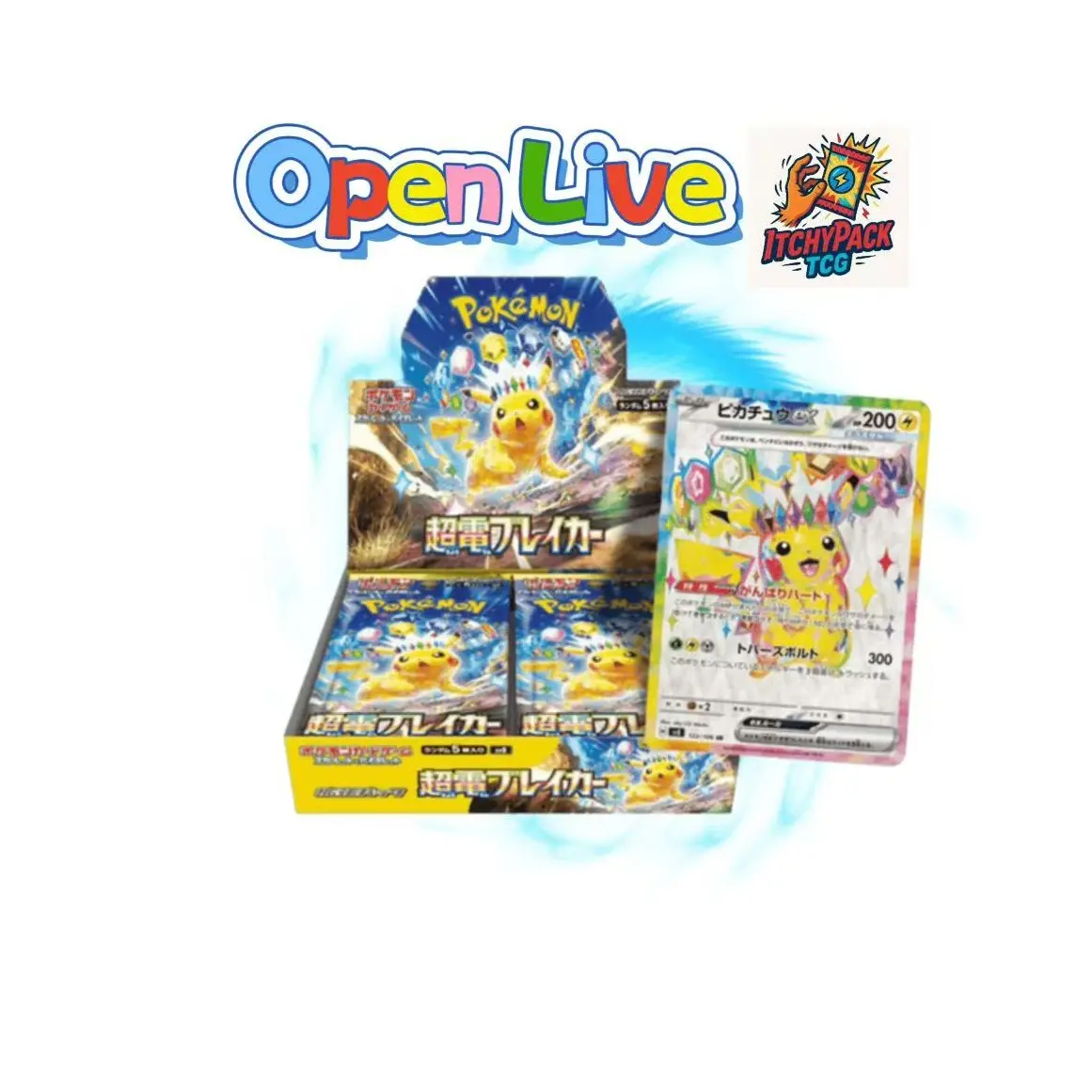 SV8 Super Electric Breaker Collectible Trading Card Game Box - Ship Sealed Pokémon Japanese Version