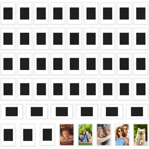 20 Pieces Extra Large Thickened High Transparency Blank Photo Frame, Insertable Fridge Magnets, Mini Magnetic Refrigerator Photo Frames, 2x3.03 Inches