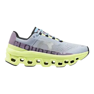On Cloudmonster Women Running Sneakers Nimbus/Hay