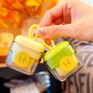 Sugar Cube Shaped Washable Lint Remover, Strong Dust Removal, Cute Portable Handheld Fabric Cleaner, Easy to Use, Perfect for Home Cleaning