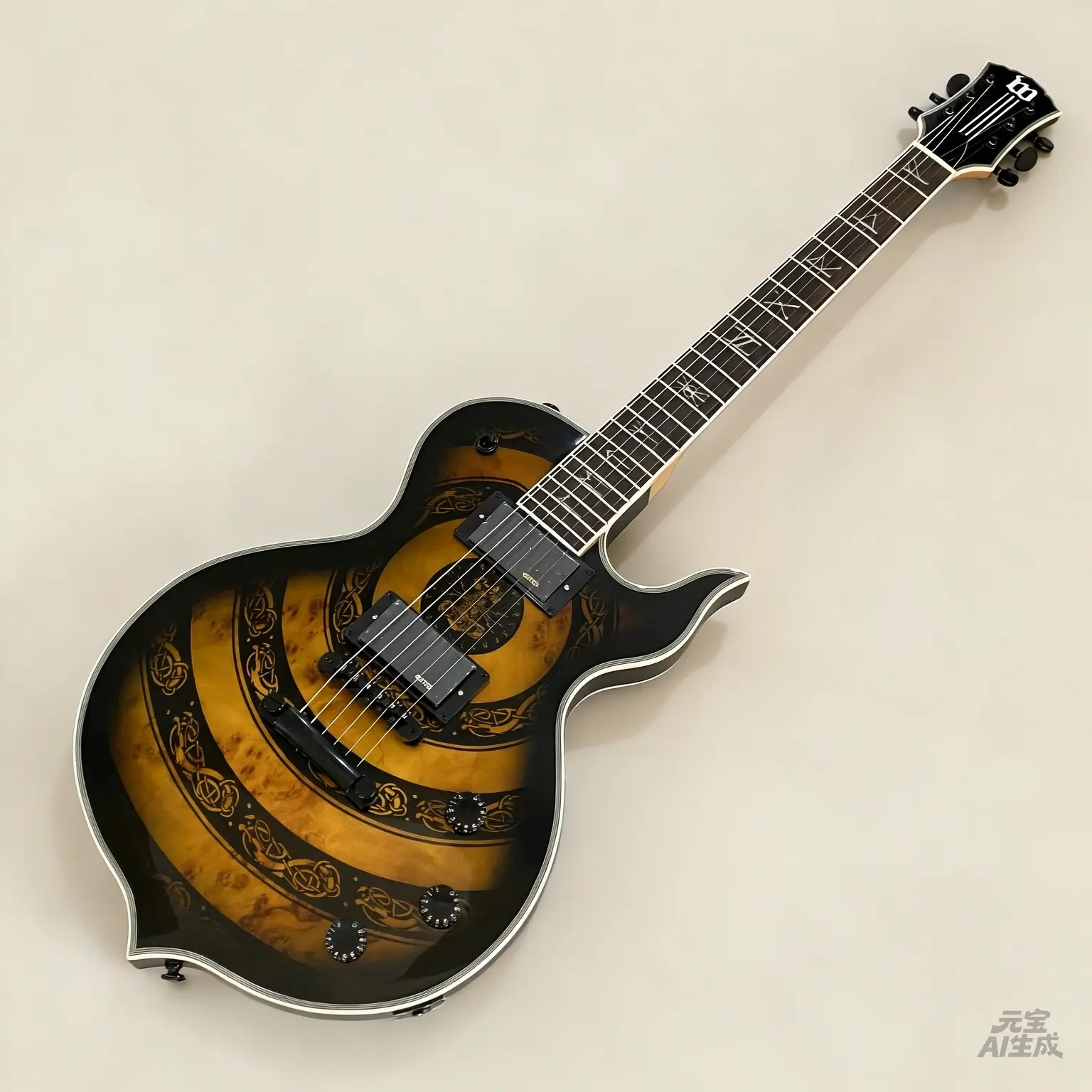 Zakk 6-String Electric Guitar with EMG Pickups, Mahogany Solid Body Design and Rosewood Fingerboard