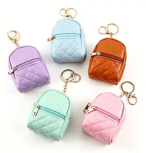 Mini Coin Purse Keychain, Portable Earphone Storage Bag, Cute Creative Bag Charm Fashion Accessory, Perfect for Party Gifts, Birthday Gifts, Graduation Gifts and Mother's Day Gifts