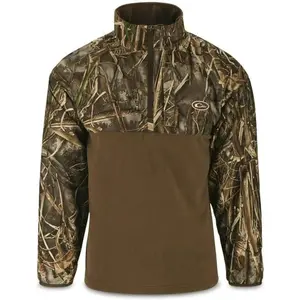 No chest pocket Quarter Zip Jacket Drake Pullover Sale Drake Waterfowl MST 1/4 Zip Refuge Eqwader Jacket