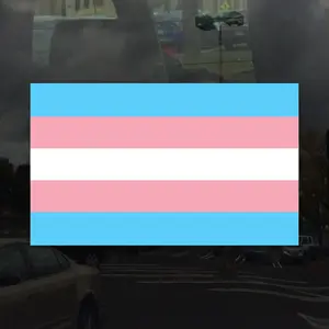 Transgender Flag - LGBT Rights Support Pride Symbol - Vibrant Color Vinyl Decal Sticker