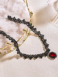 Black Choker Material Pack+Pattern+Tutorial