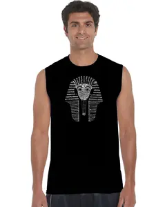 KING TUT - Men's Word Art Sleeveless T-Shirt