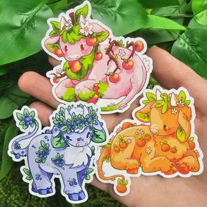 Fruit Cow Stickers Fruit Cow Stickers