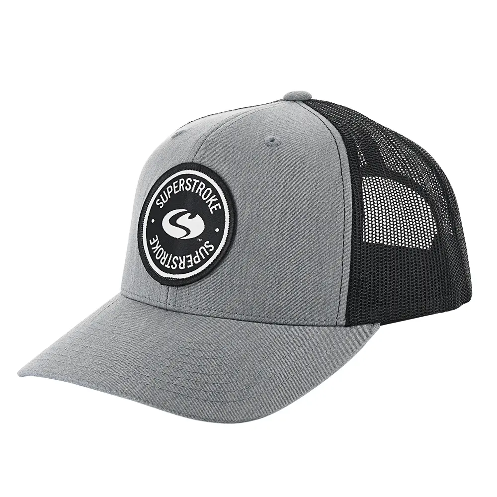 SuperStroke Flexfit® Retro Trucker Hat - Classic Style, Casual Wear, Retro Look, Stretch Fit, Mesh Panel Sports & Outdoor Accessory, Classic Trucker Hat, Great For Casual Days, Baseball Cap Adjustable, High Quality Hat