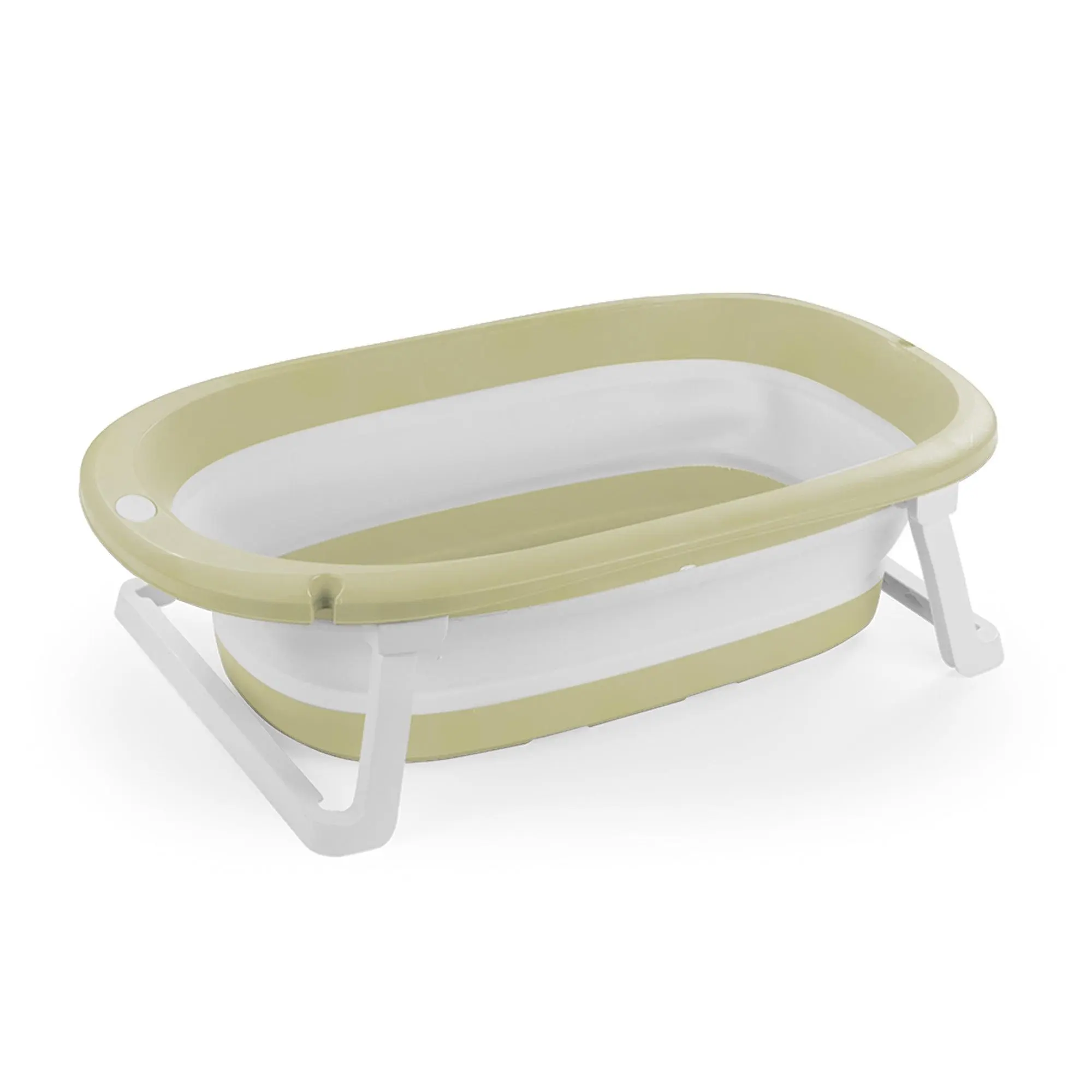 Dolu Nuve Foldable Baby Bathtub Collapsible Infant Bath Tub for Newborns, Green Dolu Nuve Foldable Baby Bathtub Collapsible Infant Bath Tub for Newborns, Green