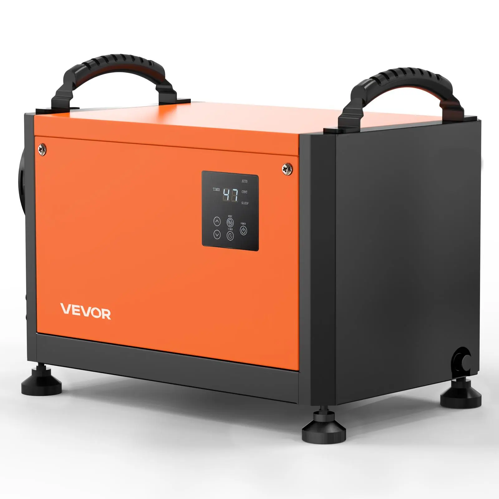 【summerfinds】VEVOR 70 Pints Commercial Dehumidifier with Drain Hose,Portable Crawl Space Dehumidifiers for Basement Storage Room IndustrialAuto Defrost/DrainageHeavy-duty Galvanized SteelLED Indicate