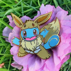 Squirtle Cosplay soft enamel pin