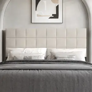 CloudLine Adjustable Velvet Headboard - Simple Design for Your Space