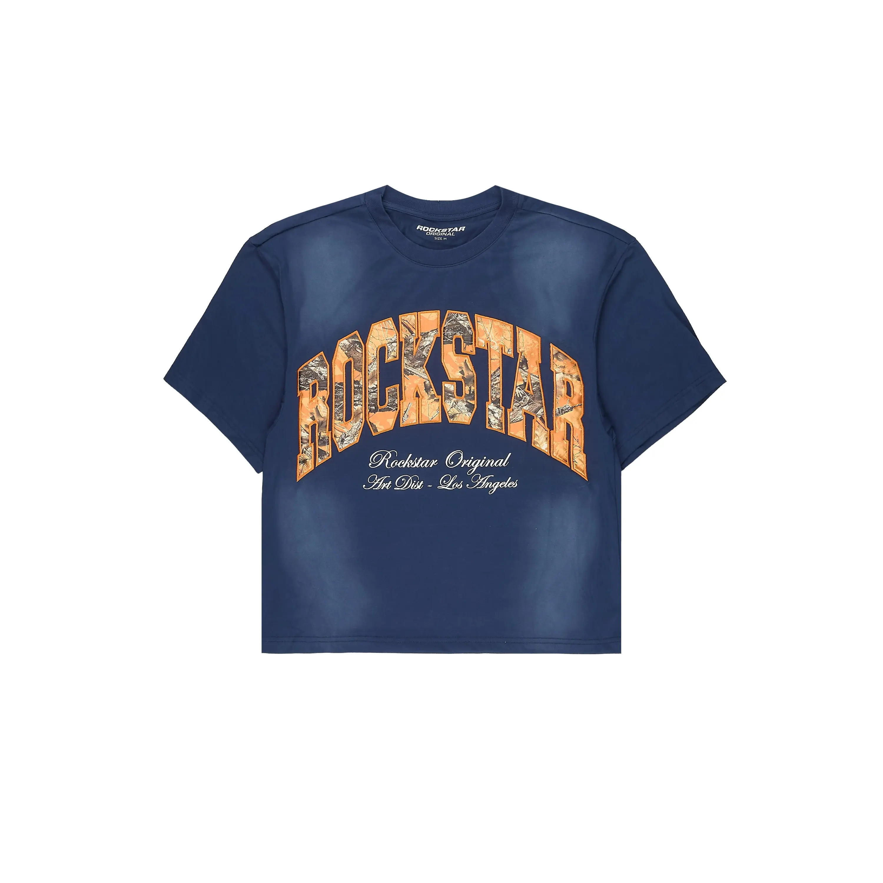 Alas Navy Boxy Crop Tee