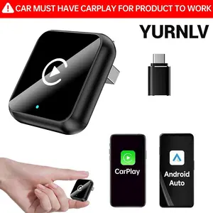 【Summervibes】Yurnlv 2026 Wireless carplay Adapter for iPhone/Android ,Hands-Free Call wireless adapter Electronic Charger carplay dongle