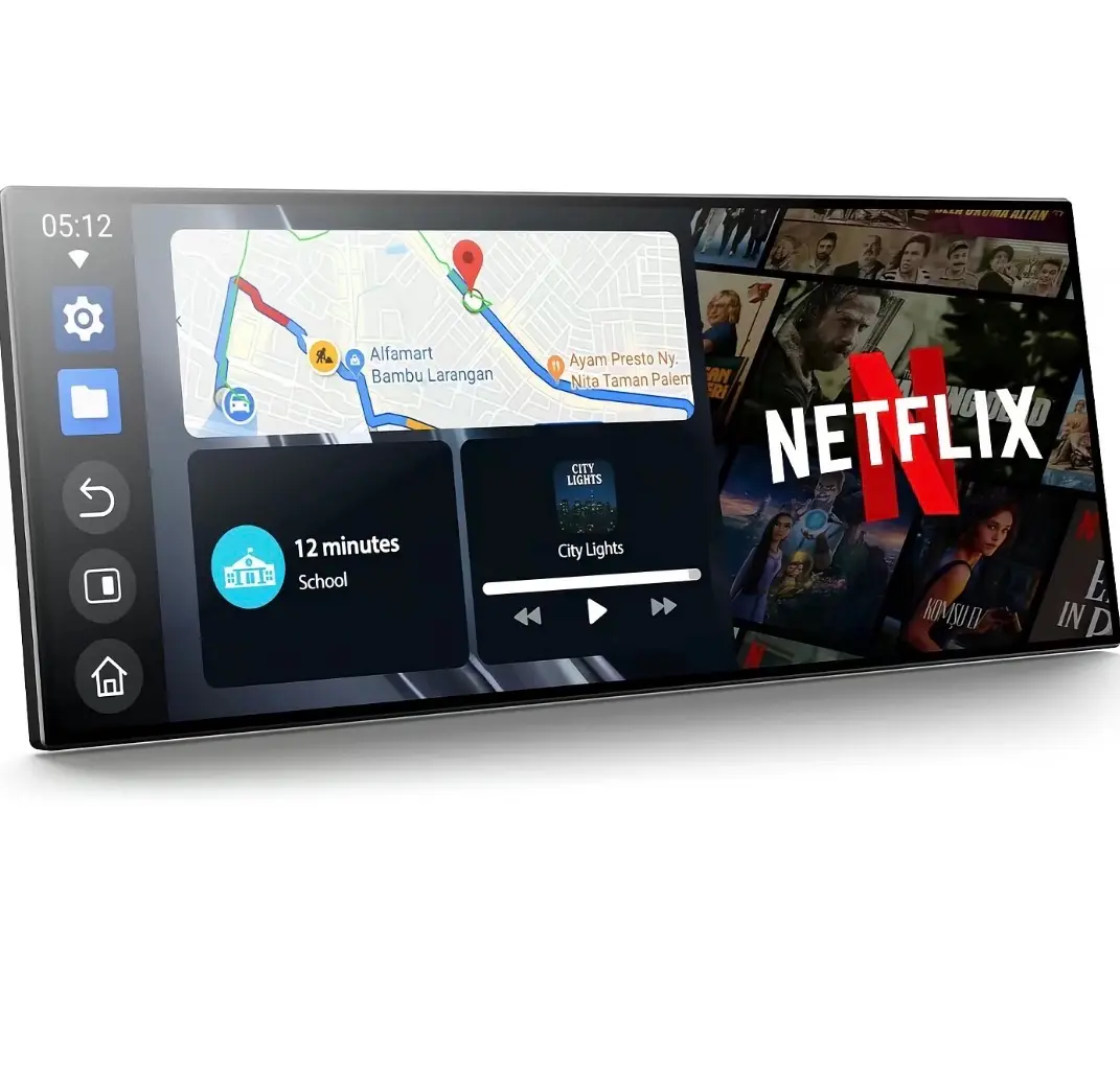 Father’s Day 10.25" Big Wireless CarPlay Screen Watch Youtube/Netflix/TikTok While Parked Auto-Connect, iPhone 8-15+ & Android 11+ Any Car Upgrade, for Fathers, Mothers, Families, Ubers,Grandparents,College Students, New Drivers