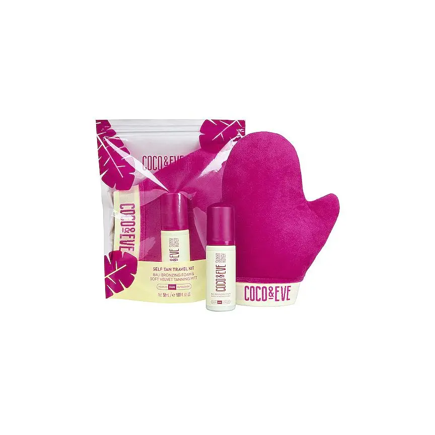 Coco & Eve Sunny Honey Self Tan Travel Kit in Dark Coco & Eve Sunny Honey Self Tan Travel Kit in Dark