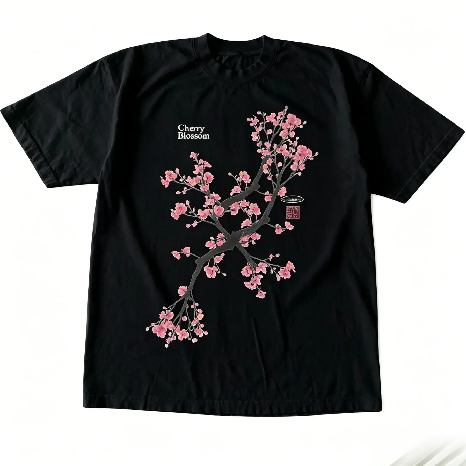 Sakura Cherry Blossom Japanese T-Shirt, Tree Shirt, Natural Tee, Gifts Shirt, Unisex Vintage Graphic Tees Gothic Grunge Y2k Emo Scene Amity Affliction Style Clothes Men Women Streetwear Womenswear Summer Top Crewneck Tshirt Shortsleeve