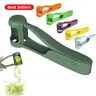LUVAN Stainless Steel Grape Cutter - Durable ABS Fruit Tool for Toddlers 1-3, 1-Press Quarter Slicing, Automatic Spring Return, Thumb Operation, Safe for Cherry Tomato, Kids' Snacks, Outdoor Activities, Party Platters Kitchen Supply