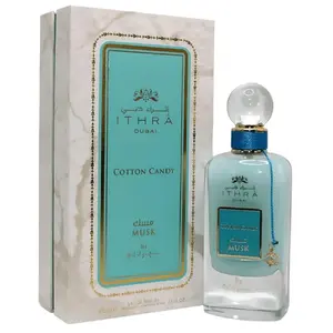 Ard Al Zaafaran Ithra Dubai Cotton Candy Musk for Women Eau de Parfum Spray, 3.4 Ounce
