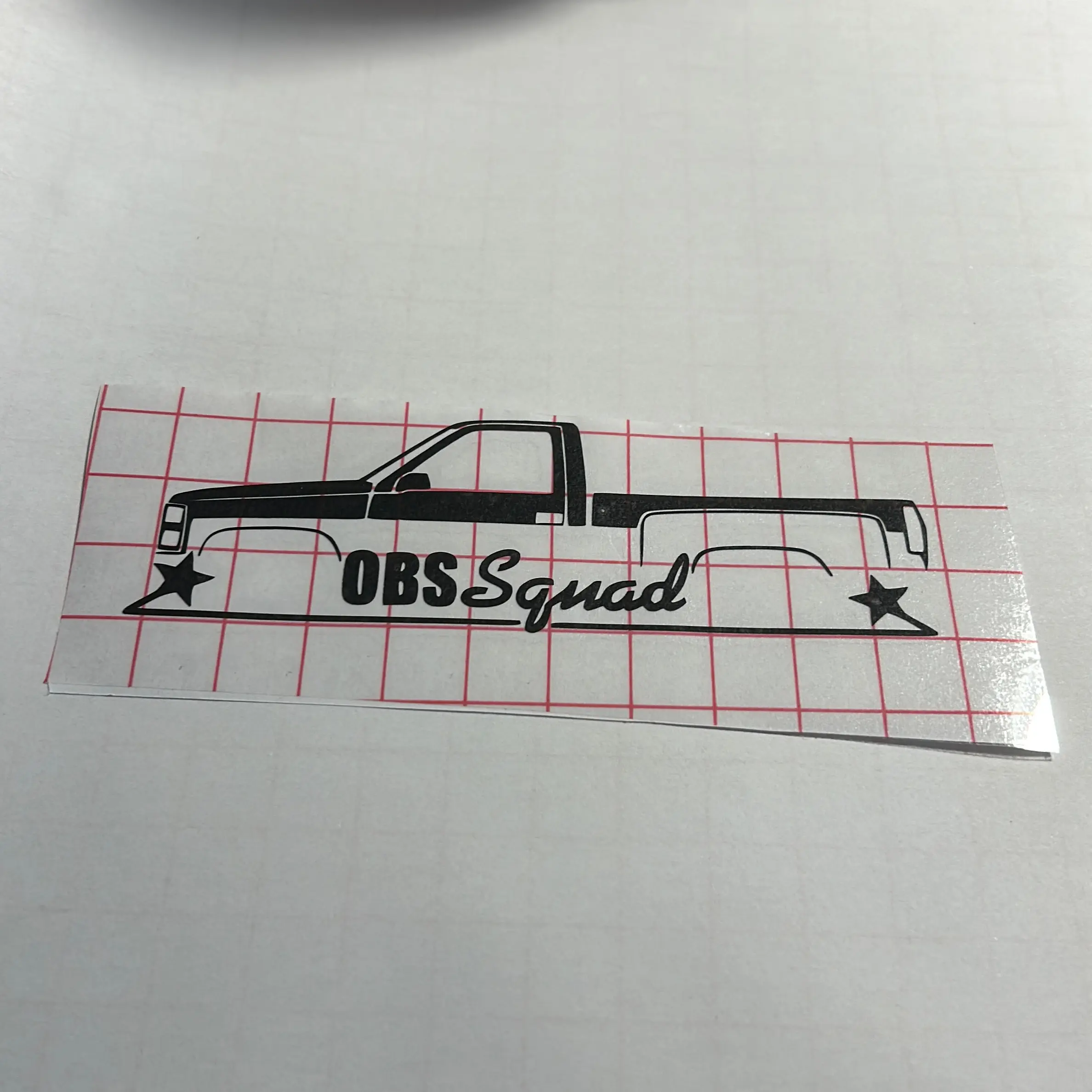 OBS Squad Car Exterior Decal - DIY Automotive Accessory, Automobile Decals, Patrol Stickers, Permanent Vinyl Stickers, Replica Look, Patrol Decal Car Stickers