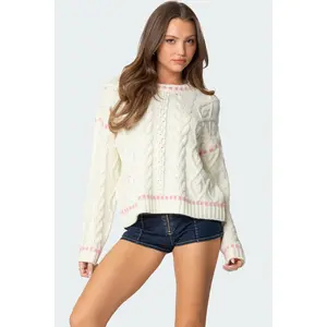 Eleni Cable Knit Sweater