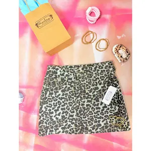 Leopard Mini Skirt - Versatile Design, Lightweight Fabric, Ideal for Everyday Wear