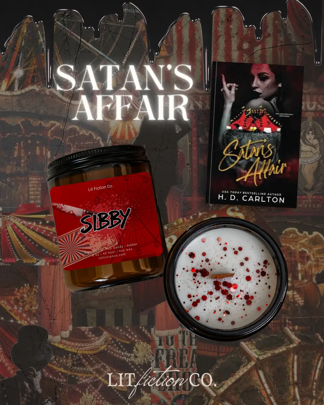 Sibby | Satan's Affair | H.D Carlton Licensed Candle