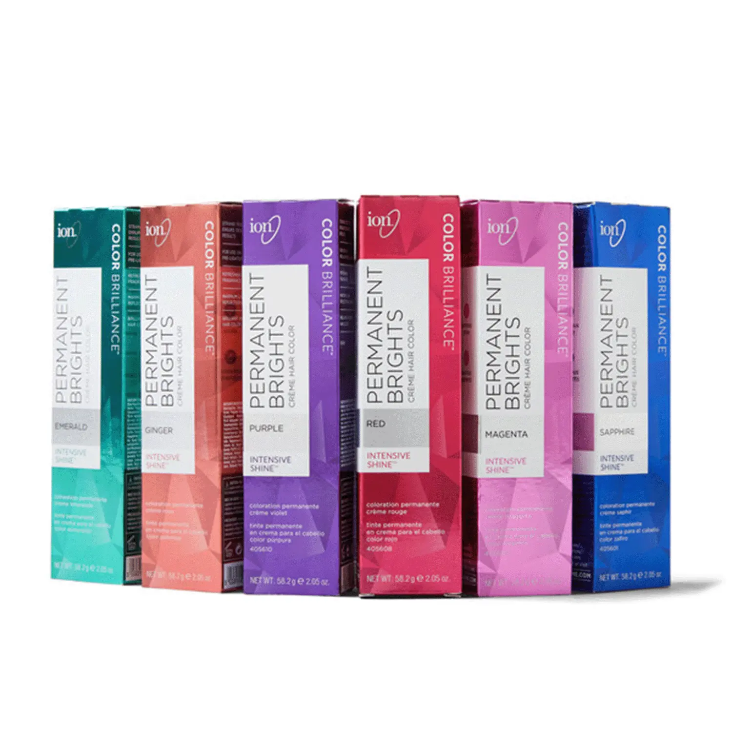 ion Permanent Brights Brightening Cream Hair Dye, 2.05 fl oz, Vegan, Vibrant, Fade-Resistant, Cruelty-Free Hair Color Product