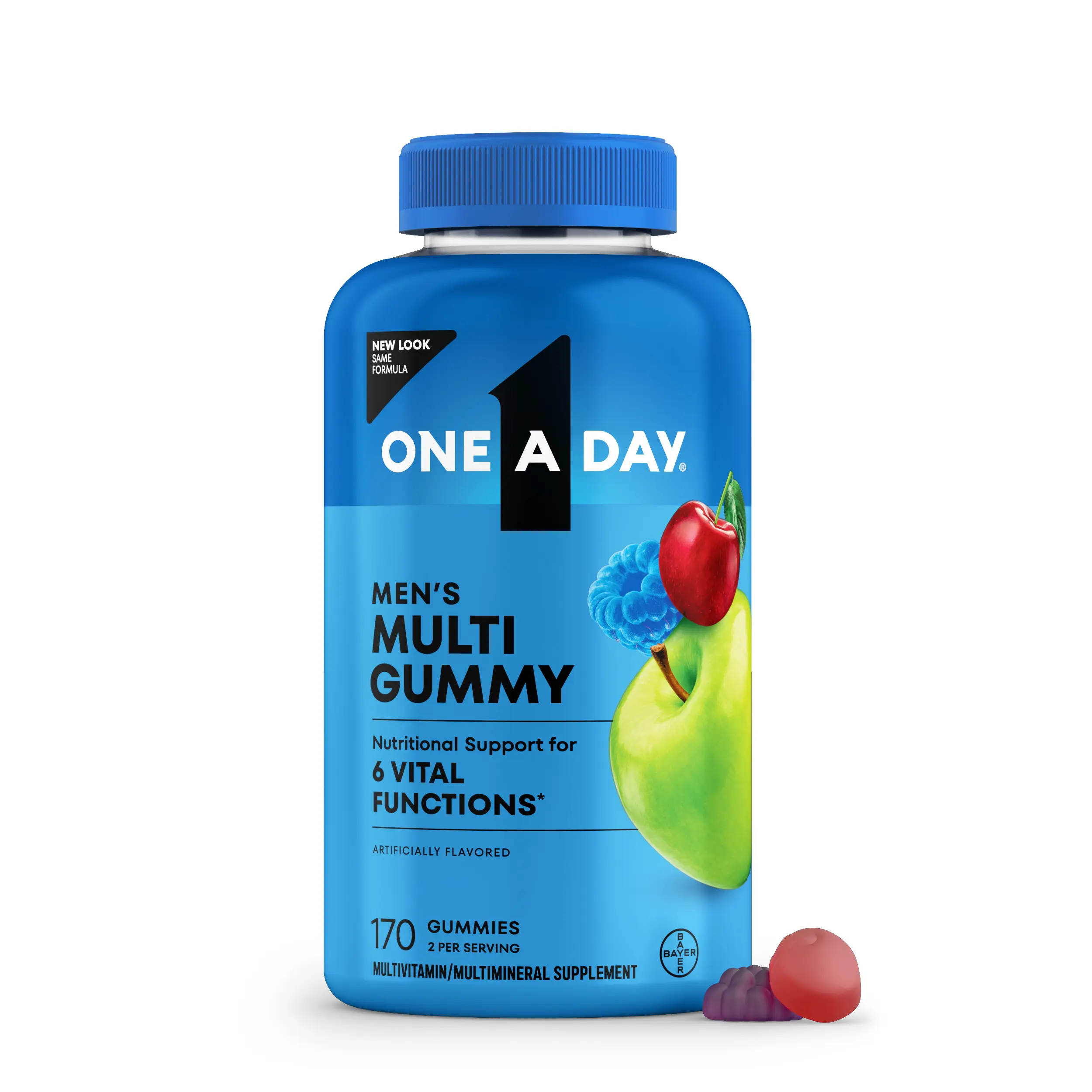 One A Day Men's Multivitamin Gummies Dietary Supplement 170ct One A Day Men's Multivitamin Gummies Dietary Supplement 170ct