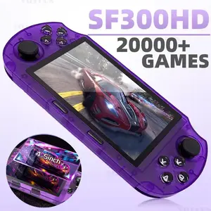 Sf3000hd Retro Handheld Game Console, Portable Game Console, 4.5 Inch 854x480 IPS Screen, 3000mah Lithium Ion Battery, New Condition, Batteries Included, Rechargeable Portable Console