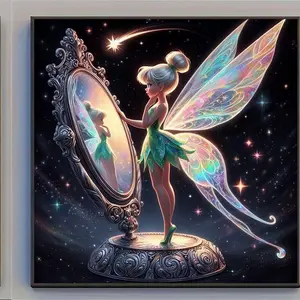 1pc Framed Diamond Painting Kit, DIY Craft Art Decor, Handcraft Diamond Art Tools, Perfect Gift for Beginners & Adults, Ideal for Home Decoration