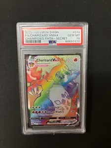 Pokemon Champion's Path Charizard VMAX Secret Rare PSA 10