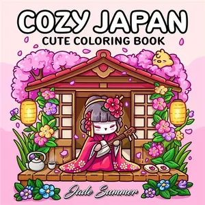 Adult Coloring Book - Cute Charming Characters, Delightful Japanese Scenes for Relaxation (Activity Book for Teens)