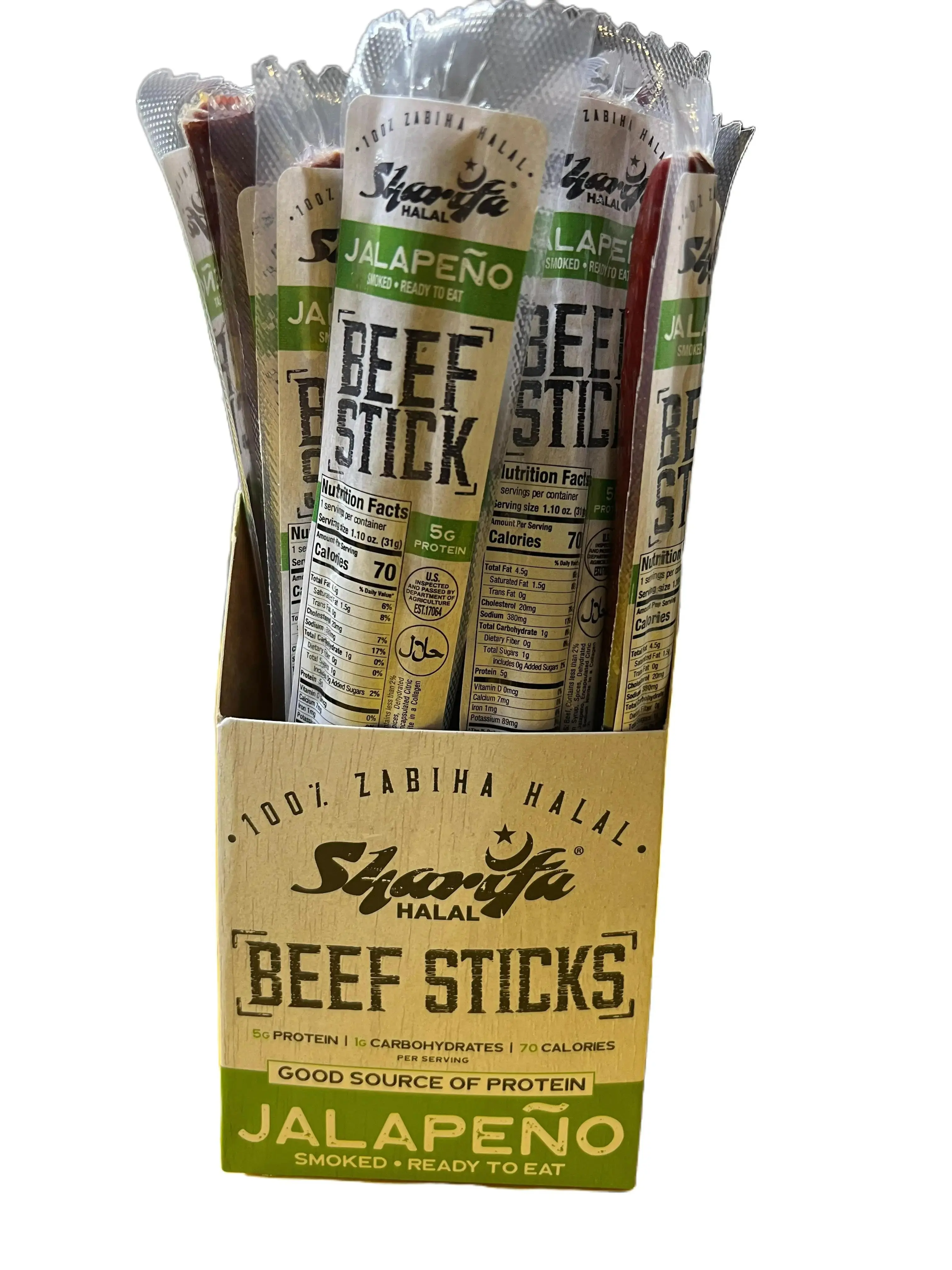 HALAL Jalapeno Beef Sticks-Single stick HALAL Jalapeno Beef Sticks-Single stick