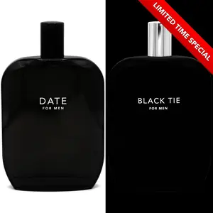 Fragrance One DUO DYNAMITE: DATE & BLACK TIE - Fragrance Bundle for Men by Jeremy Fragrance (2 x 3.4oz / 100ml)
