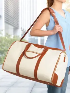 Large Capacity Garment Duffel Bag, Convertible Suit Travel Bag with Shoulder Strap, Carry on Garment Duffle Bag, Fashionable Duffel Bag for Business Trips & Weekend Getaways