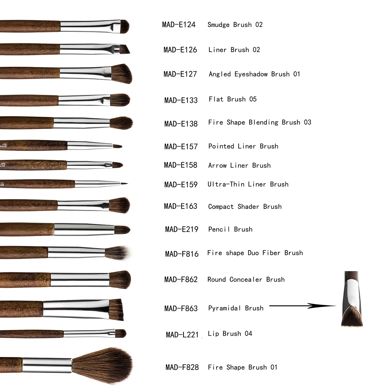 Mario series 25 piece set with two sets of colors Cosmetic brush