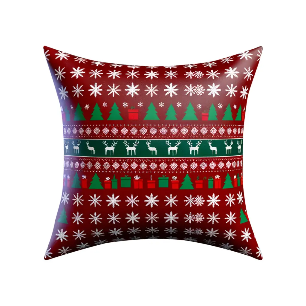 Nordic Elegance Holiday Pillow