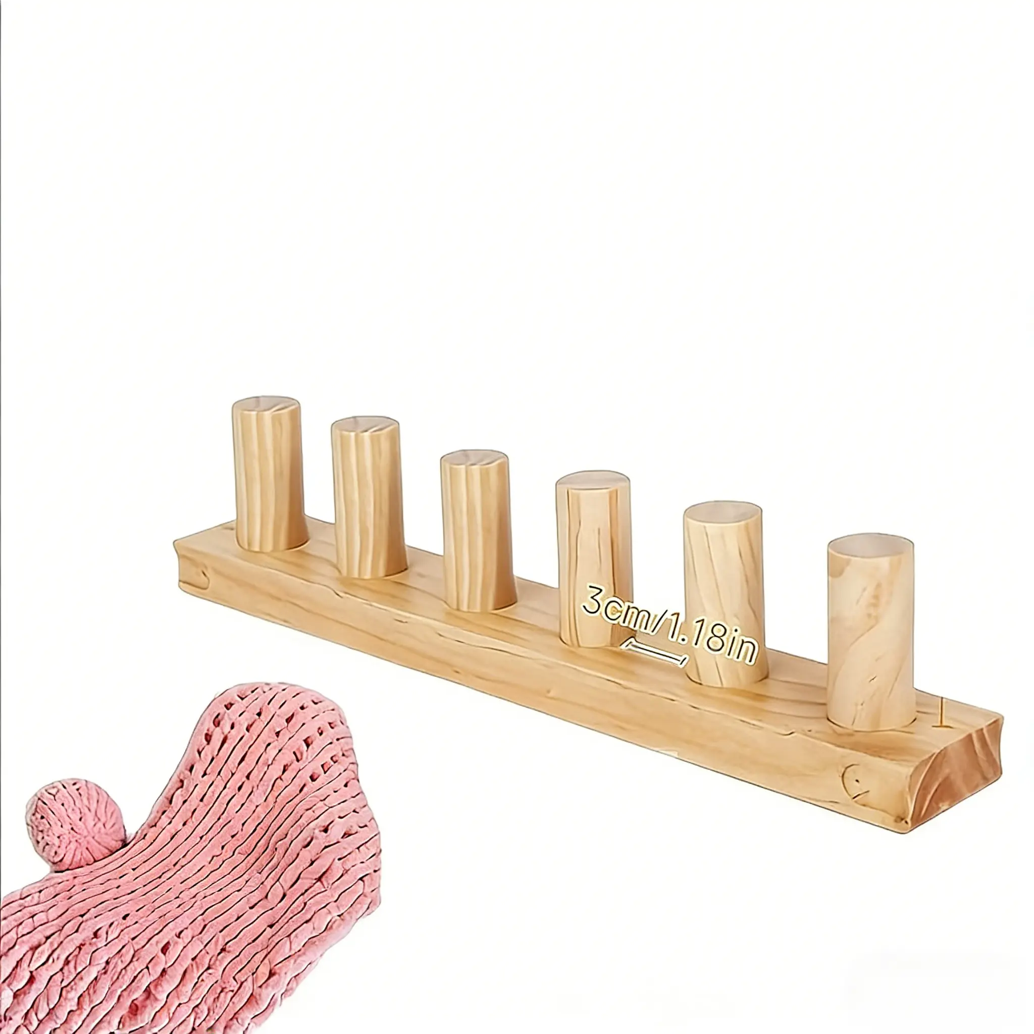 Beginner-Friendly DIY Craft Weaving Kit - 63-inch Adjustable Wooden Loom, Easy Assembly, Stitch Holder Crafting Tool, Versatile for Weaving Afghans, Throws