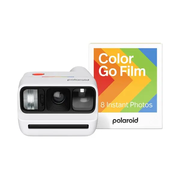 Polaroid Go Generation 3 - Mini Instant Camera + Film Bundle (8 Photos Included) - White (6648) Polaroid Go Generation 3 - Mini Instant Camera + Film Bundle (8 Photos Included) - White (6648)