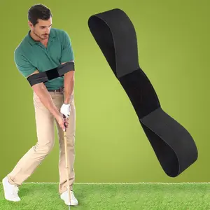 Golf Action Correction Band Arm Swing Elastic Strap, Posture Corrector Training Aid, Improve Golf Swinging Technique, Sports Equipment, Golf Training Aids
