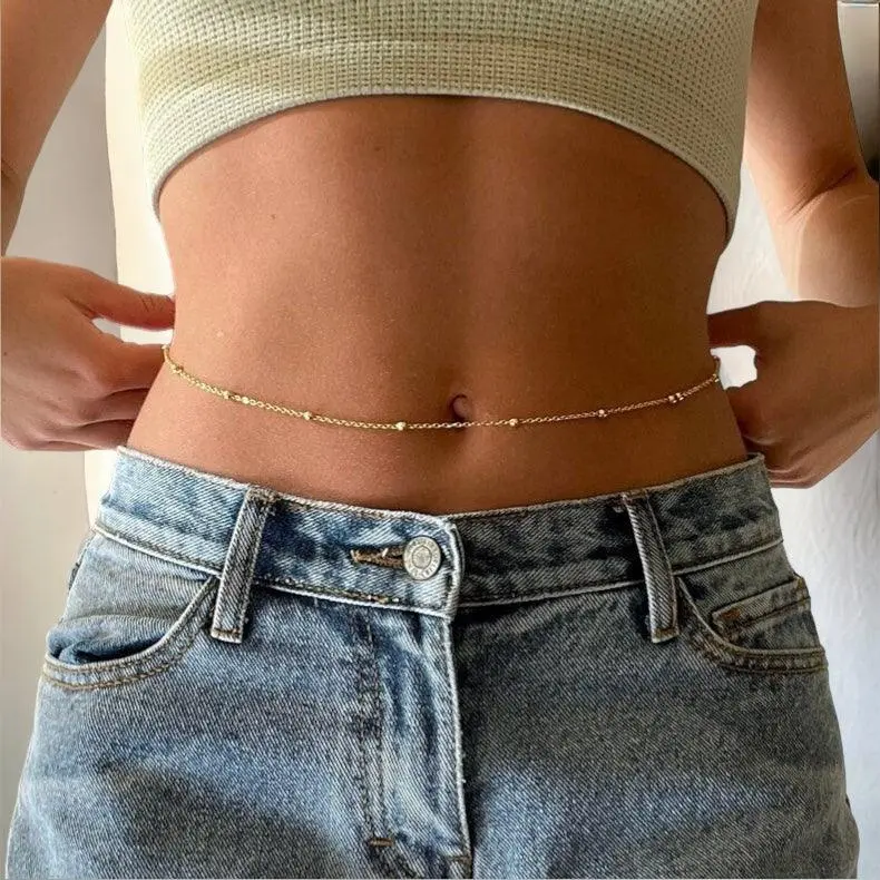 Eye On The Ball Belly Chain