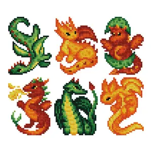 Diamond Art Club® Mini Dazzles™ - Dragons Diamond Painting Kit